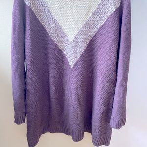 2/$24 Purple sweater tunic